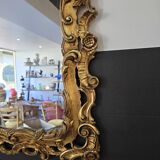 Large golden rockery mirror