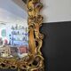 Large golden rocaille mirror