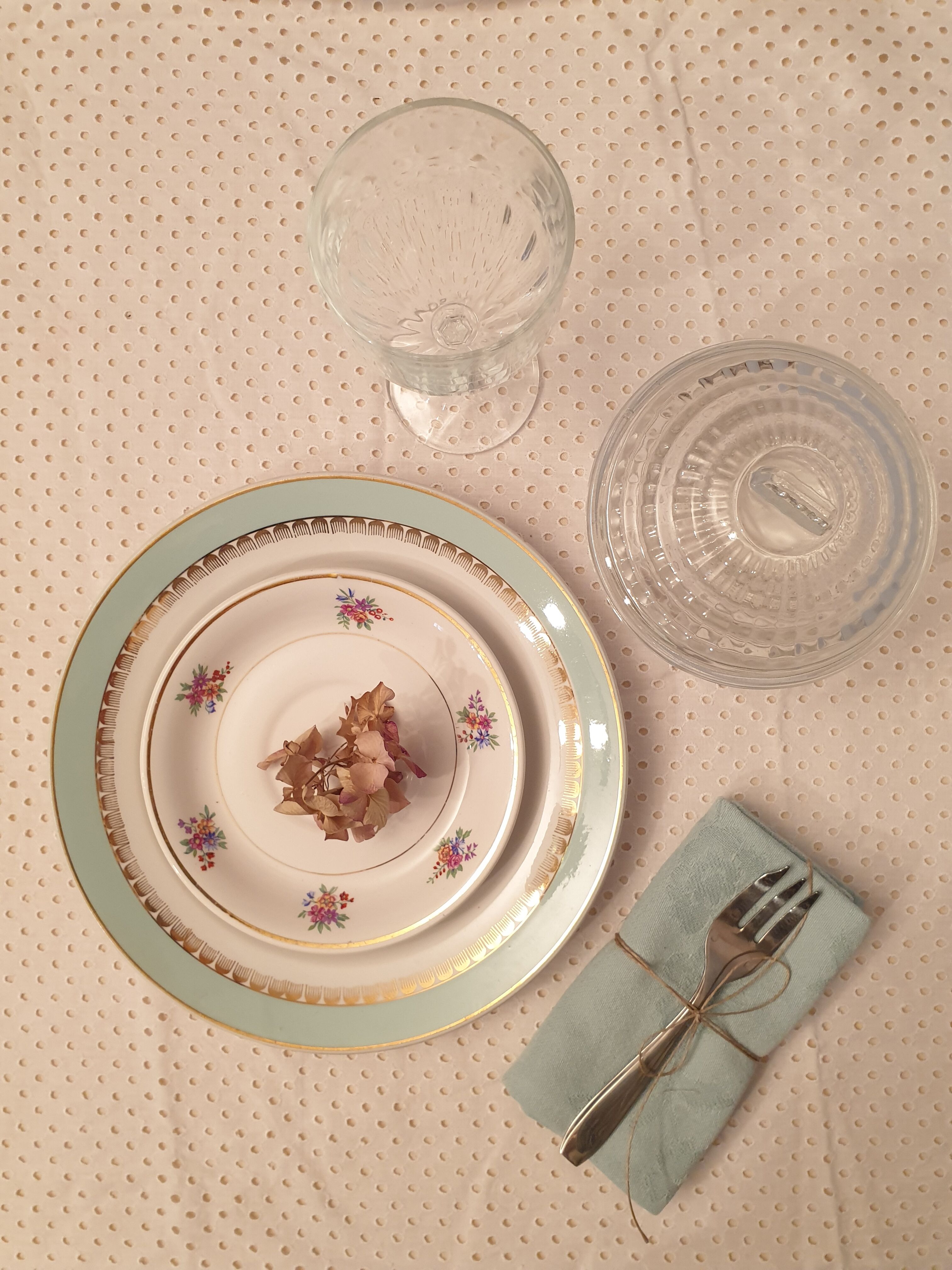 Suite de 5 assiettes Lunéville