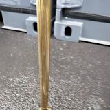 Old vintage gilded side table with marble top