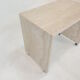 Set of 3 Italian Travertine Nesting Tables, 1980s