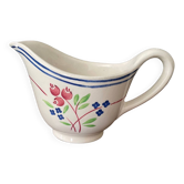 saucière Lunéville K & G "primevère" peinte à la main