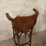 Baumann-style bar stool set with back