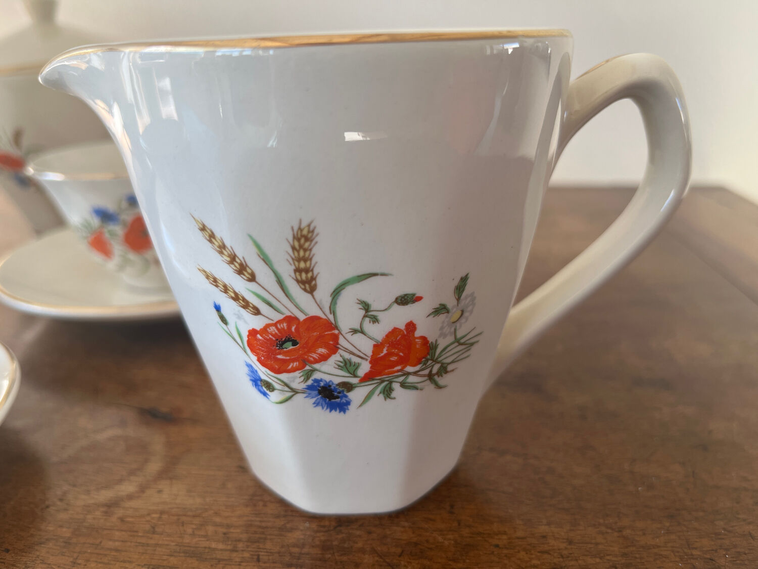 Digoin-Sarreguemines coffee service "pastoral" model