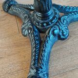 Round bistro table wrought iron and formica