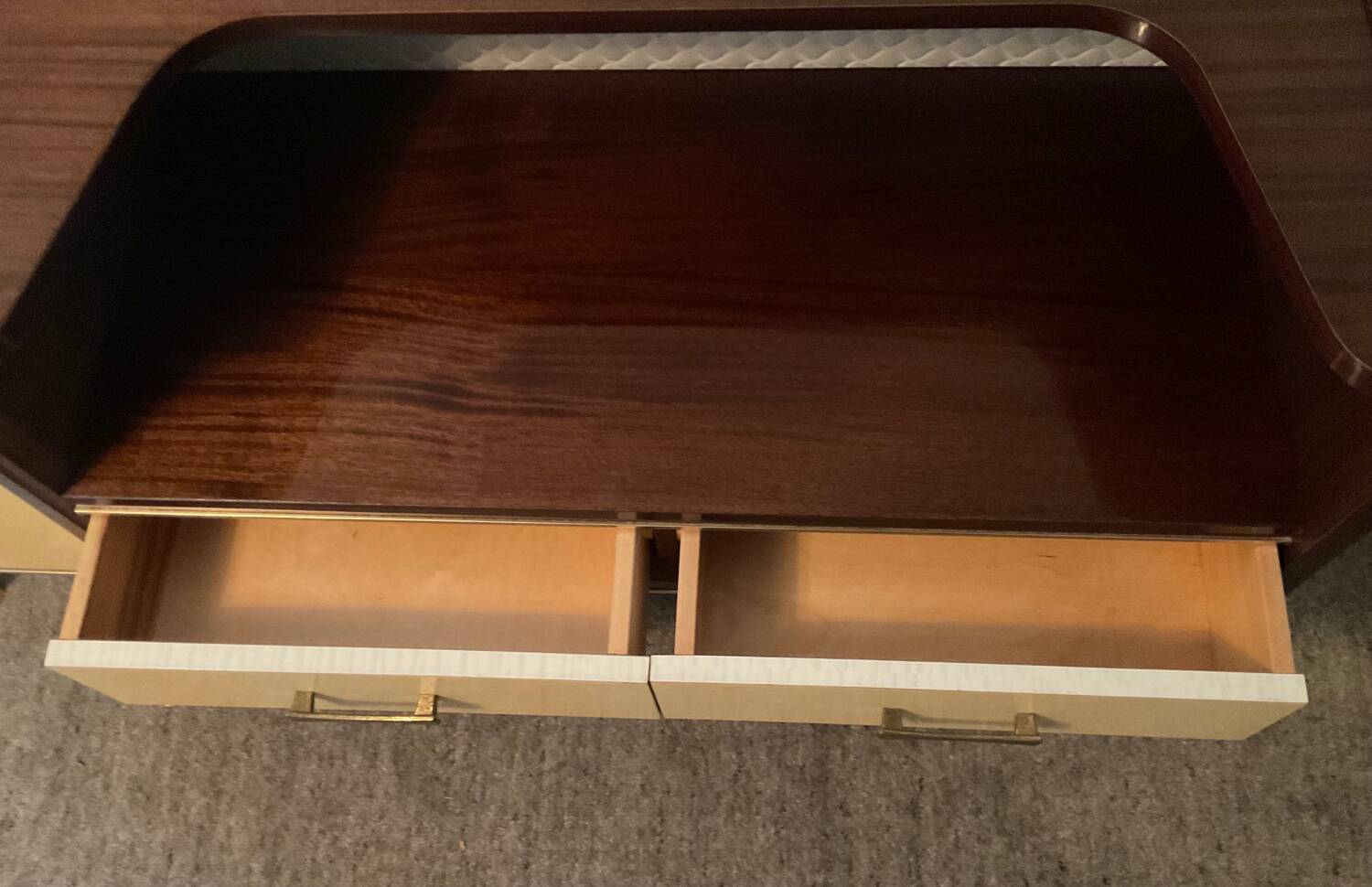 Enfilade meuble tv vintage en teck