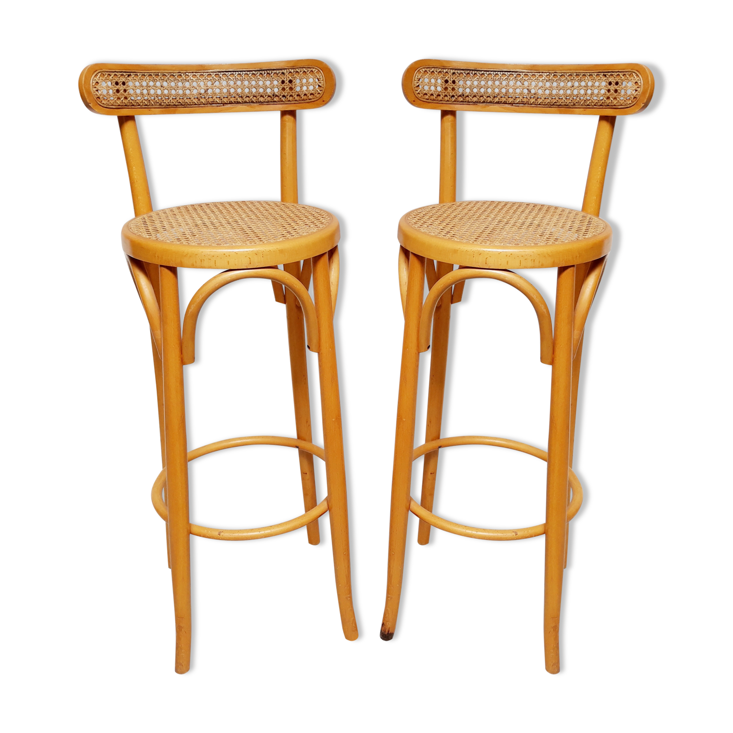 Pair of high chairs bistro stools