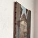 Painting of a French country village