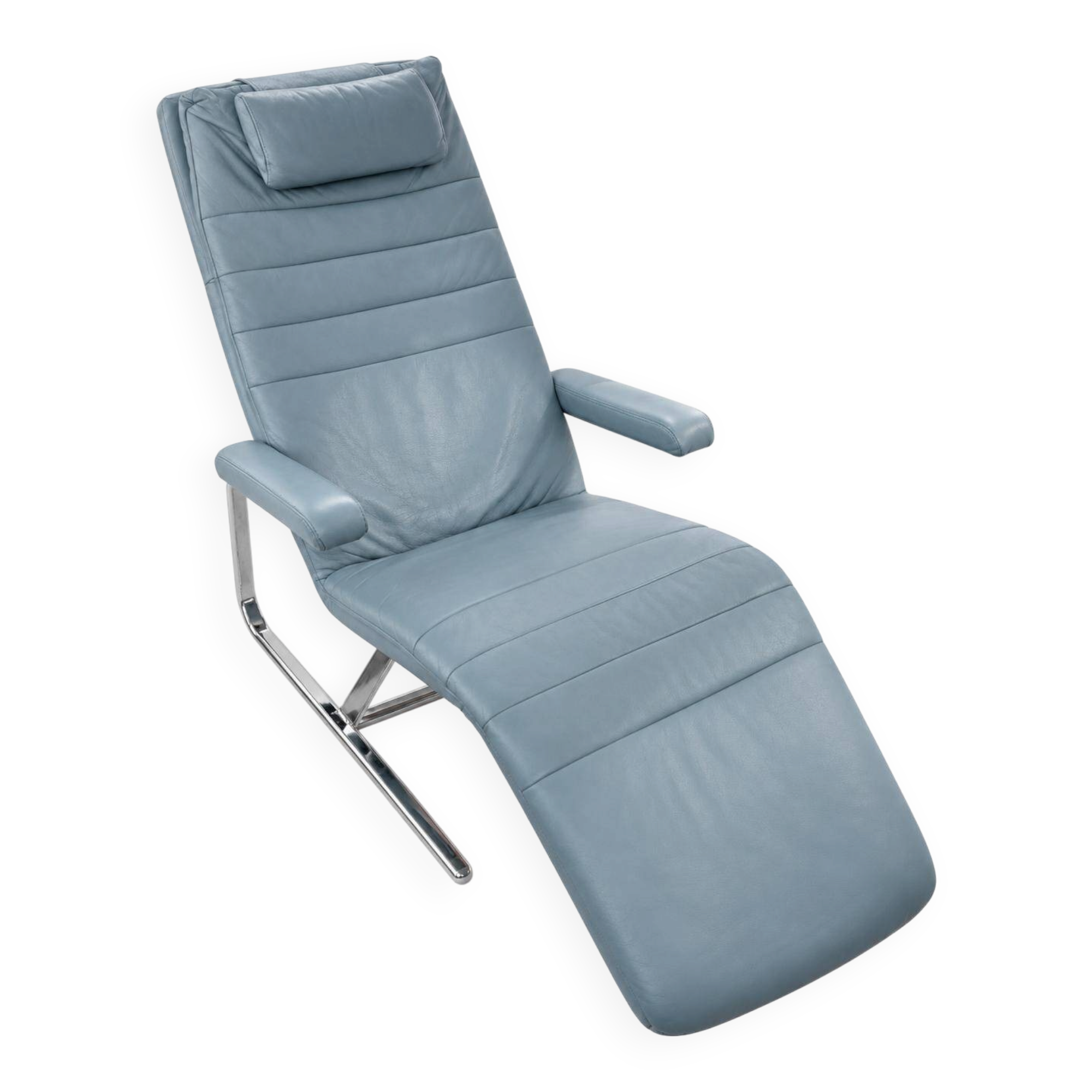 Vita Lounger in Leather from Ewald Schillig, 2010s