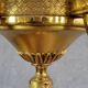 Lustre Style Empire en bronze a patine dorée