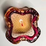 Murano glass ashtray attributed to Alessendro Mandruzzato 1970