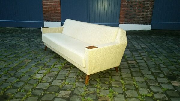 Sofa club design Architectural daybed cliclac années 50/60 danois vintage