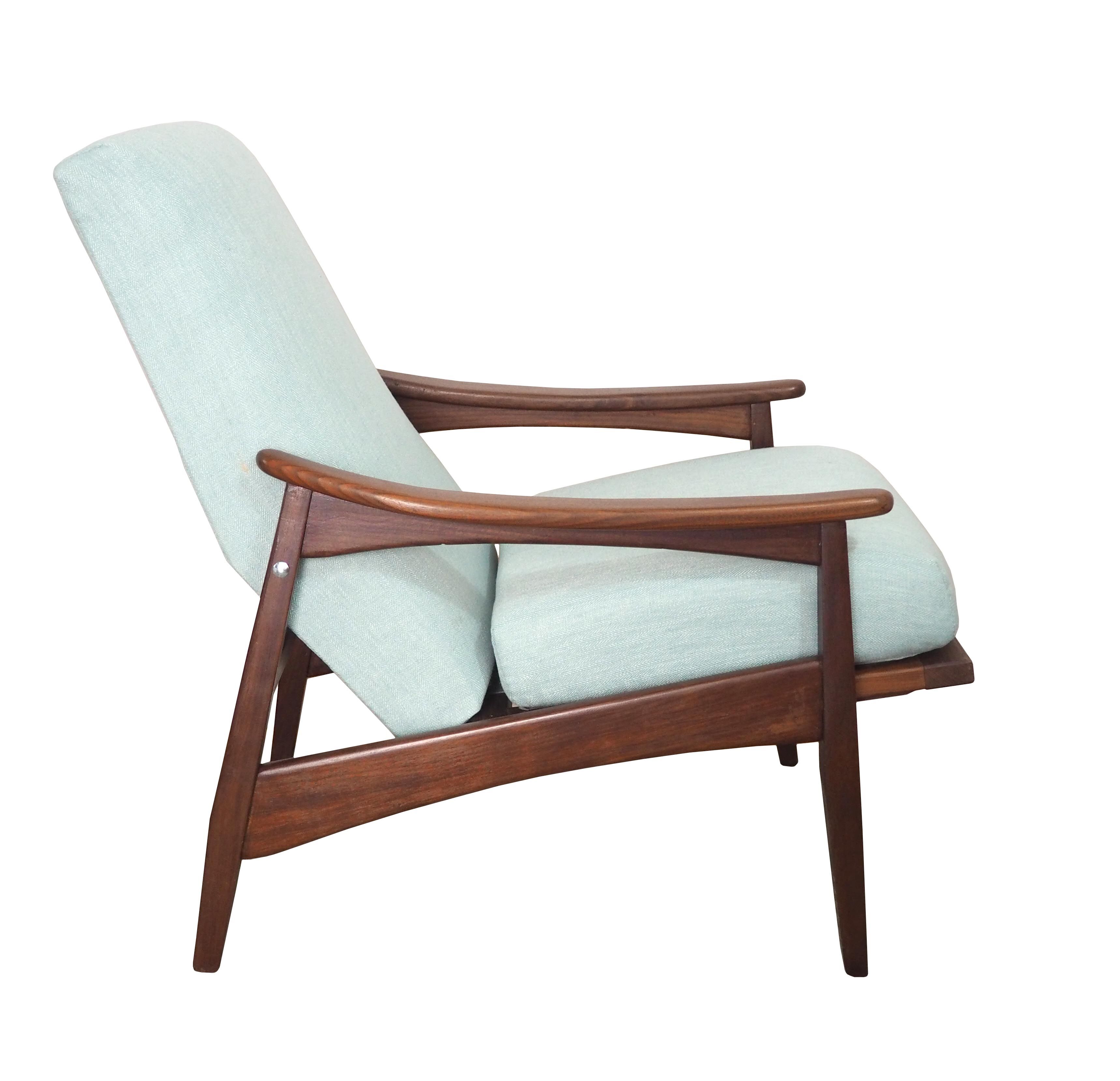 Reclining Danish armchair