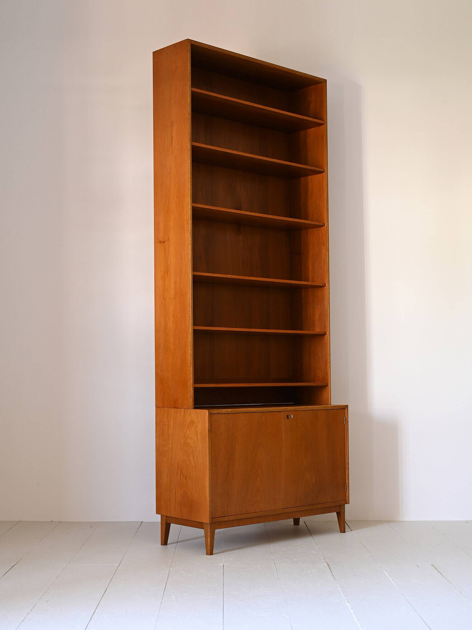 Swedish bookcase with storage unit