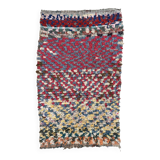 Tapis Berbère Boucherouite coloré - 99 x 160 cm
