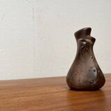Organic studio pottery vase in mid-century style by Montanus & Remy, Germany, 1960s.
