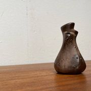 Organic studio pottery vase in mid-century style by Montanus & Remy, Germany, 1960s.