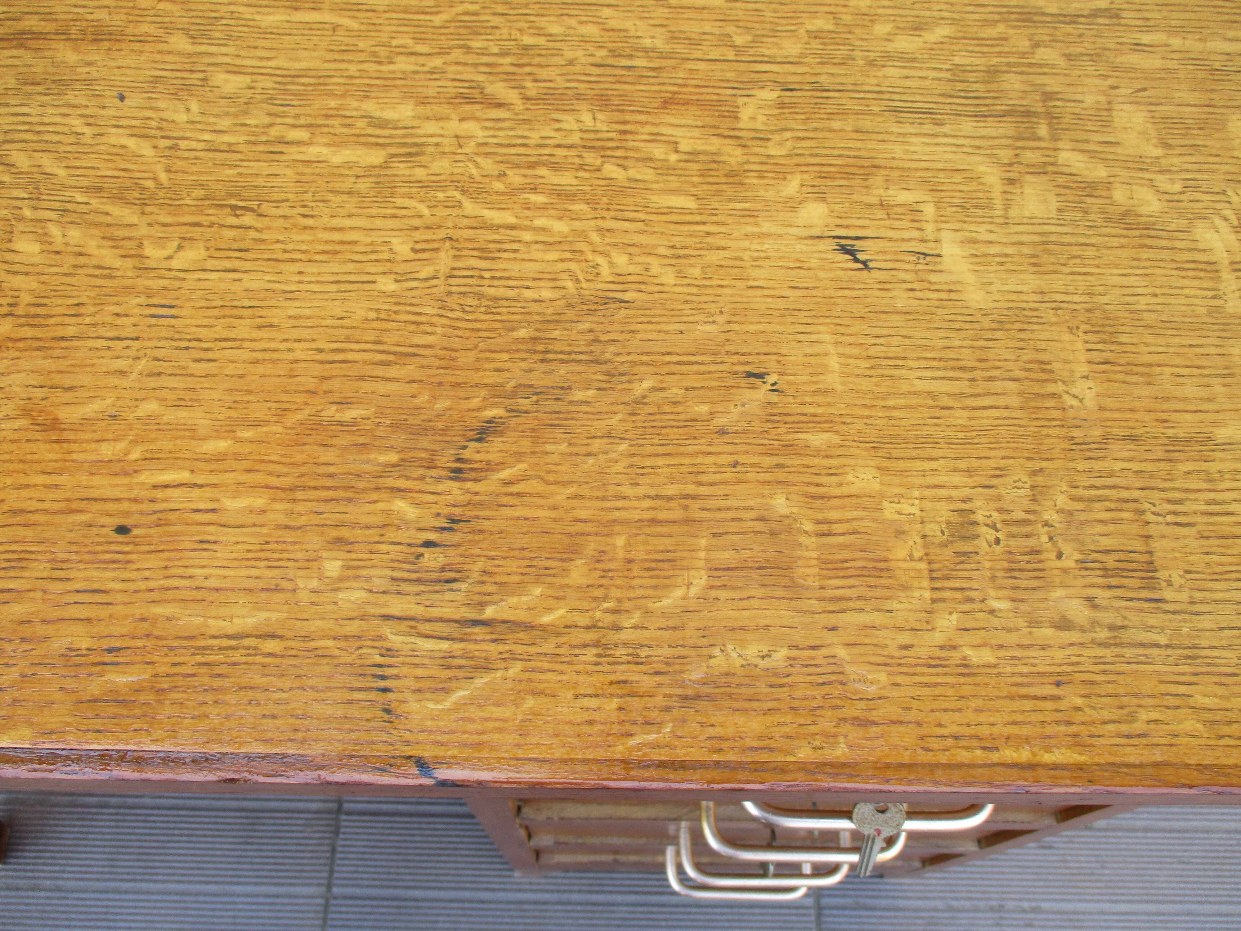 Desk oak vintage style english drawer and extension