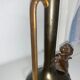 Paire de vases pichet en bronze