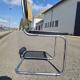 Marcel Breuer B32 chair in original cane signed Italy