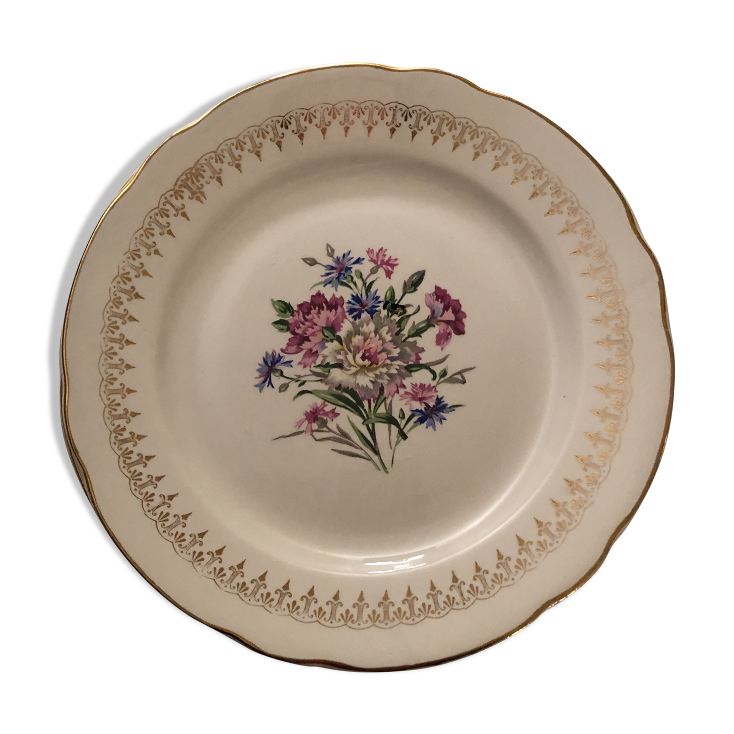 Lilitia Digoin-Sarreguemines flat plates