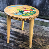 Decorated children's stool