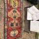 Vintage Caucasian Kazak carpet handmade USSR 1950 - wool on wool 255x120