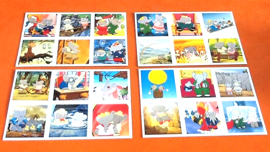 Babar Loto (Jean de Brunhoff) (1990) Editions Ravensburger Attenschwiller France