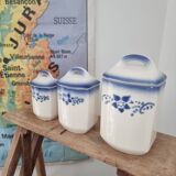 Ensemble de 3 pots à épices vintage
