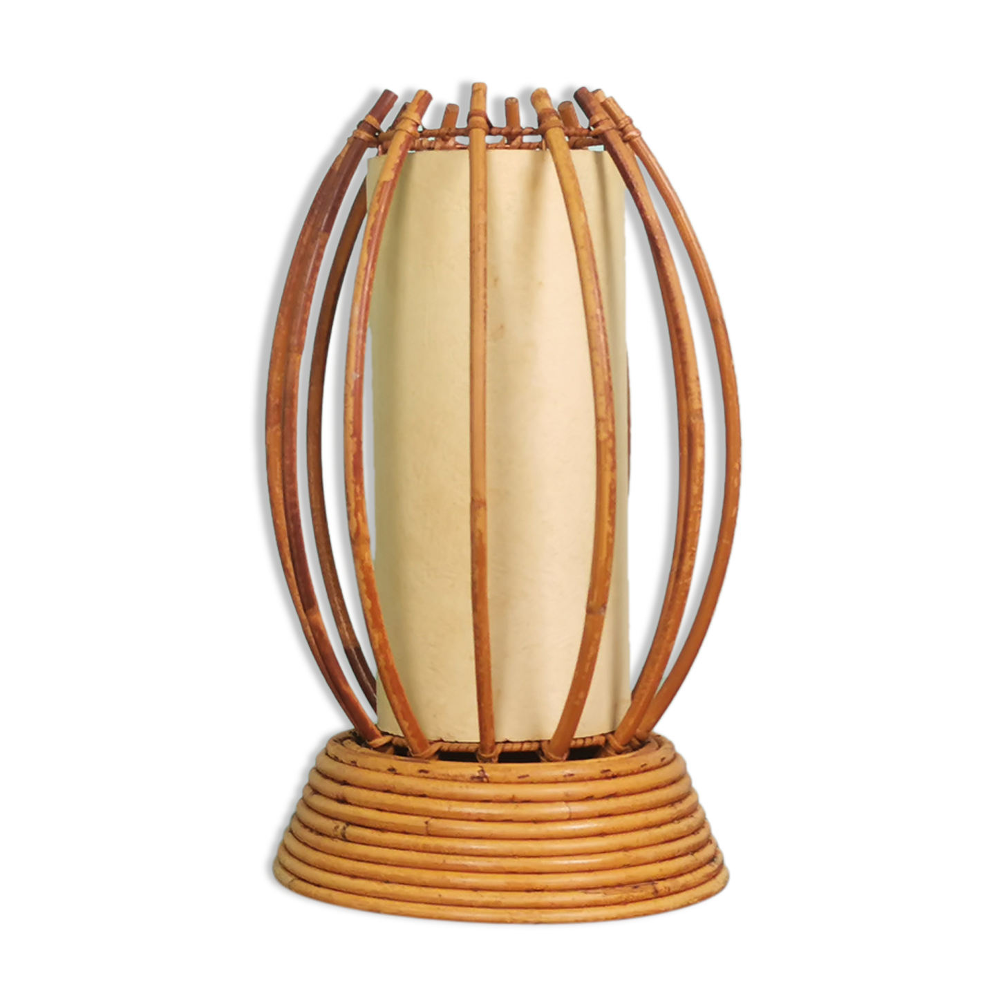 Lampe en rotin