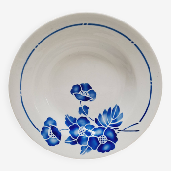 Deep plate Blue flowers