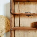 Old wooden shelf - old workshop drawer