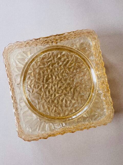 Eickler amber glass ceiling light