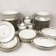 Large porcelain service of Limoges, stamp TL