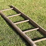 Wooden farm ladder