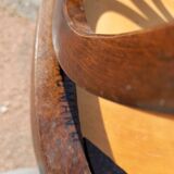 Pair of bistro armchairs signed Baumann 1930