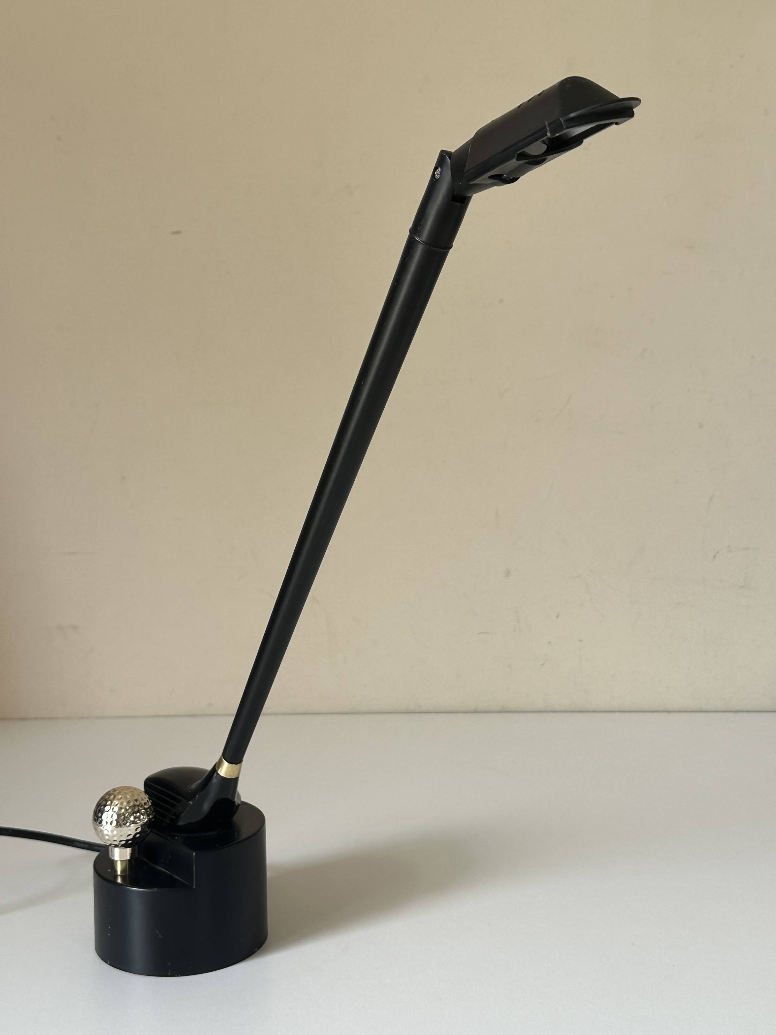 Vintage design golf lamp from the 80s