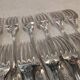 12 silver-plated dessert forks, silversmith Boulenger, LXV semi-rich