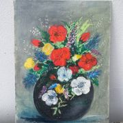 Flower bouquet painting