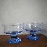 Set of 12 glass cups