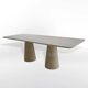 Angelo Travertine rectangle dining table