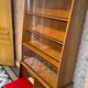 Mid-century vintage asymmetrical display cabinet