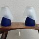 Pair of Murano mushroom lamps