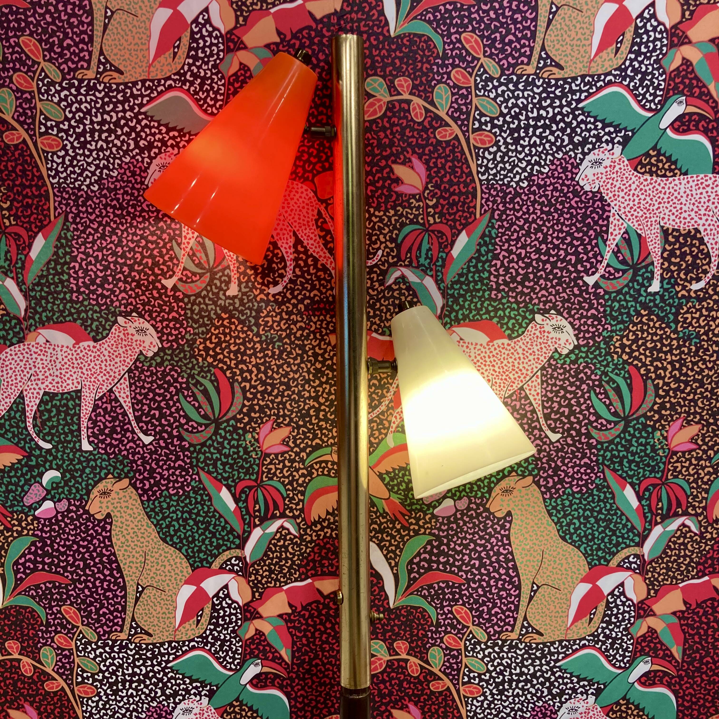 American floor lamp, 1950s design.