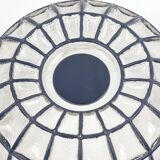 Grand plafonnier en verre du milieu du siècle de Limburg, Allemagne, années 1960.