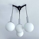 Lampe à suspension italienne du milieu du siècle de l'ère spatiale