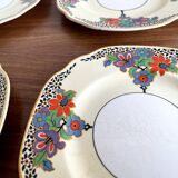 Set of 11 Rare Bread & Butter Plates by Barker Bros Ltd, Sandringham Pattern, Made in 1930-1937