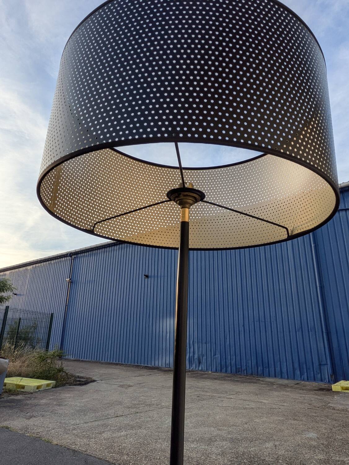 Vintage 1950-60 Arlus / Lunel style tablet floor lamp