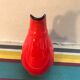 Former red ceramics pitcher - anse cuisine 70s vintage