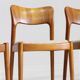 Chaises de salle à manger danoises vintage par Niels Koefoed pour Koefoeds Hornslet, 1960,